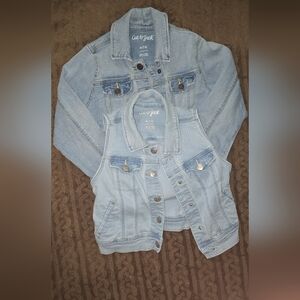 Blue Jean Jacket Sleeveless Design